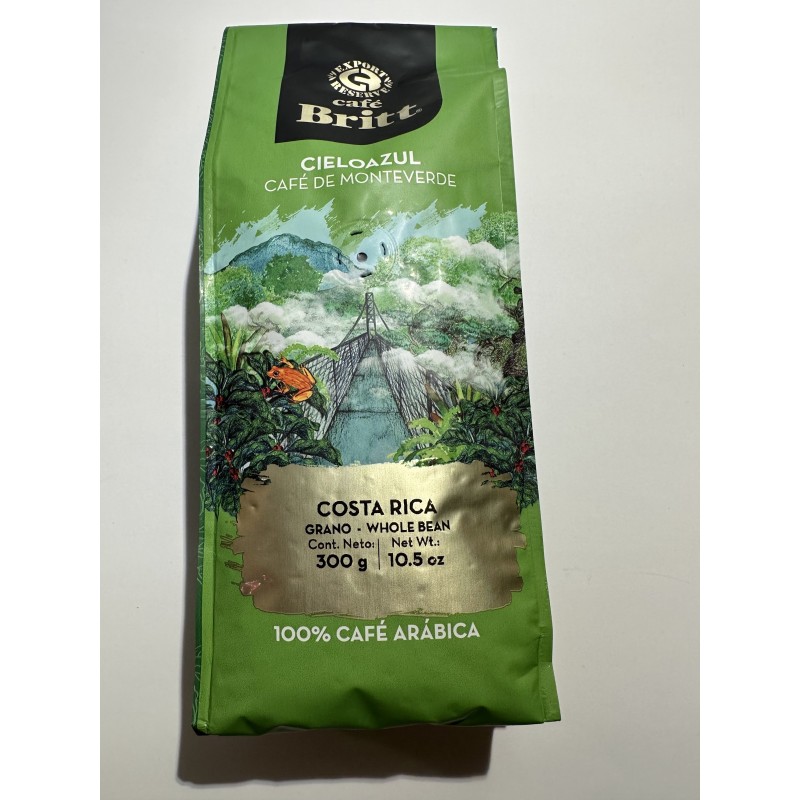 Café Britt Monteverde pupiņu kafija 300g